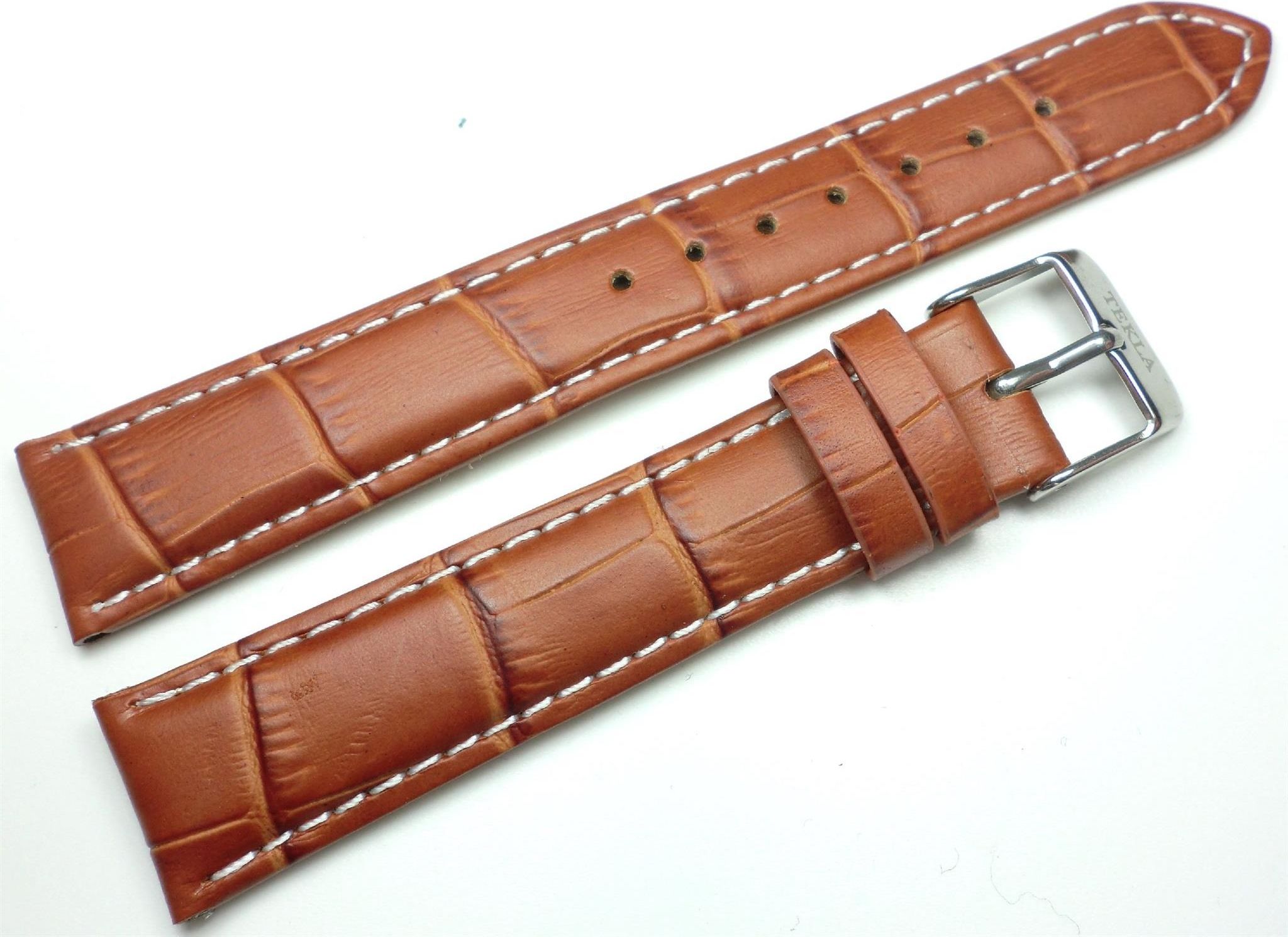 Tekla Skórzany pasek do zegarka 18 mm Tekla T18.019.05