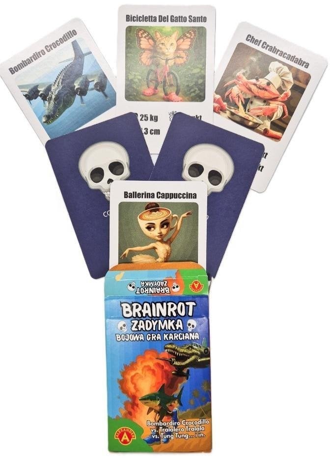 Bojowa gra karciana Brainrot zadymka 31553