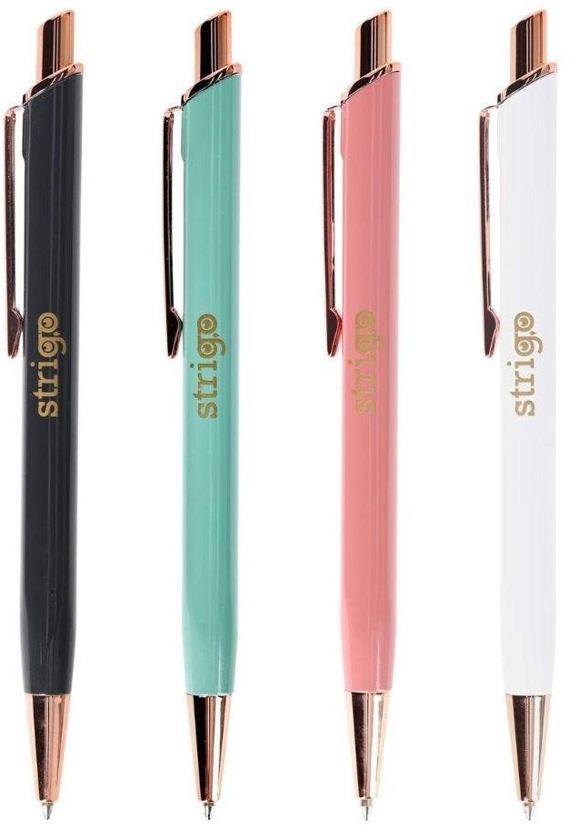 Długopis żelowy automatyczny Deco nieb (24szt)