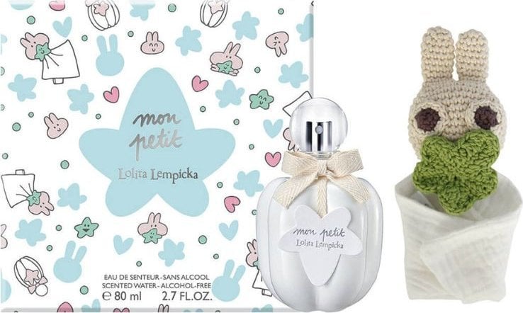 Lolita Lempicka Set Lolita Lempicka: Mon Petit, Scented Spray, For Women, 80 ml + Mon Petit, Bunny, Collectible Plush Toy For Women