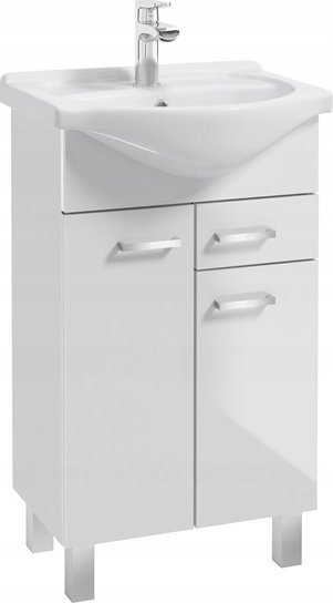 Szafka łazienkowa z umywalką 50 szufladka lakier