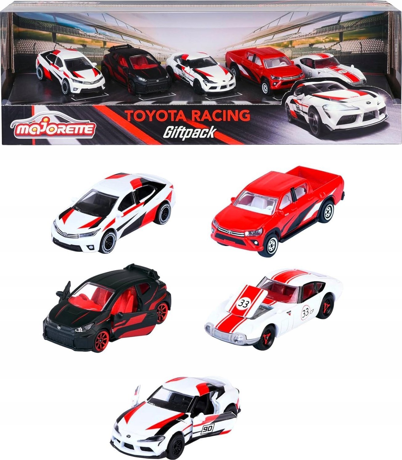 Simba MAJORETTE Toyota racing 5-pack Simba