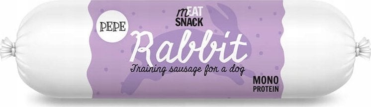Paka Zwierzaka PEPE Kiełbaska Rabbit (królik) 200g