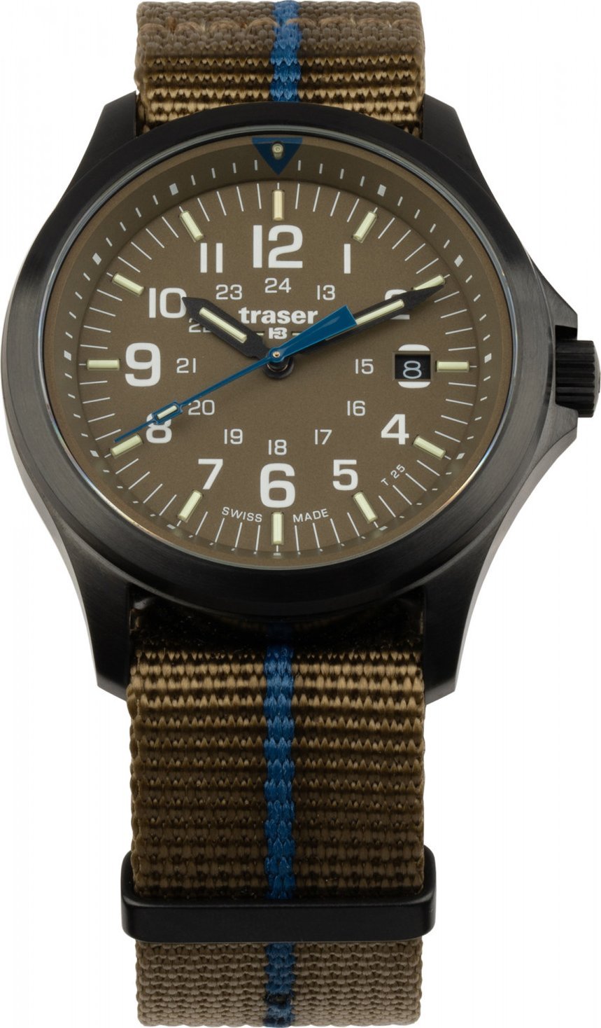 Zegarek Traser Zegarek męski Traser TS-111074 niebieski