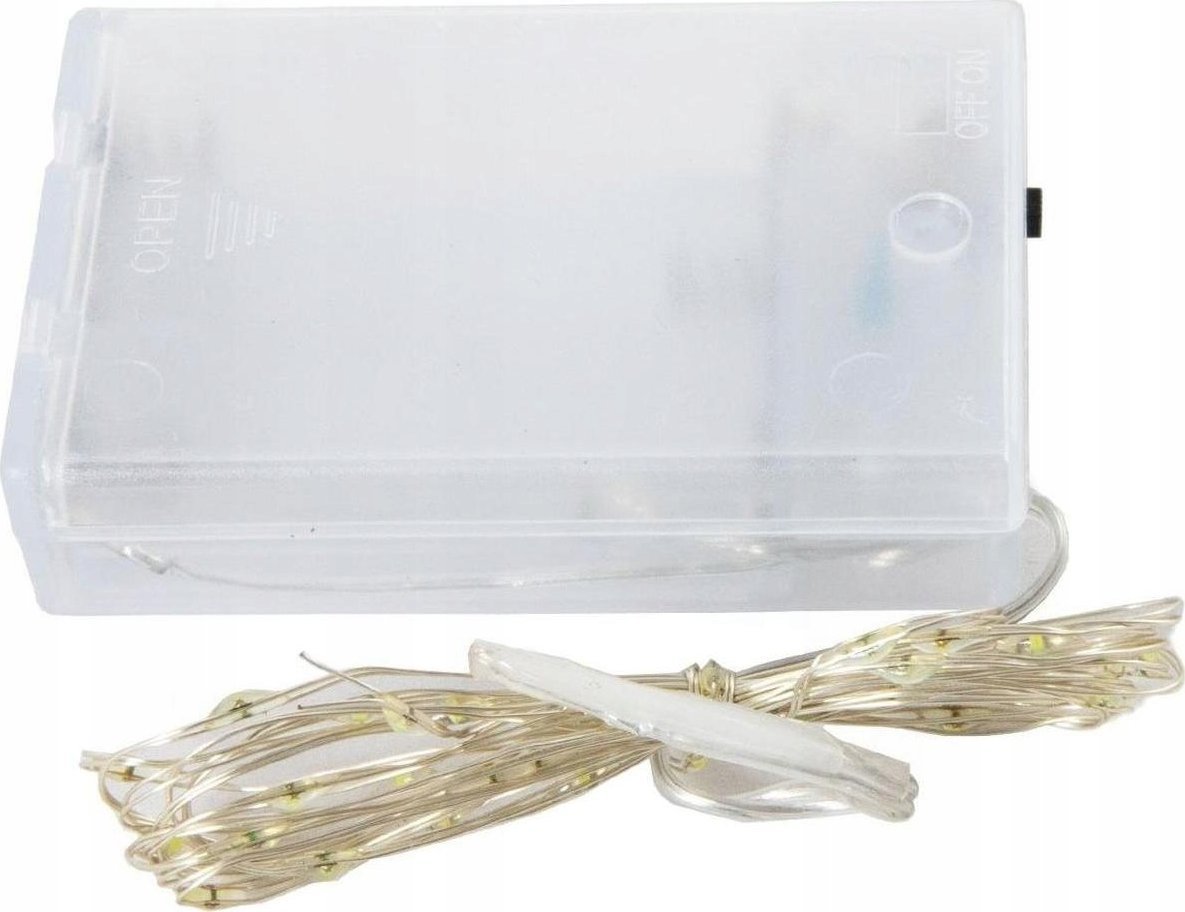 Christmas decoration LAMPKI DRUCIKI NA BATERIE GIRLANDA 40 LED MULTIKOLOR