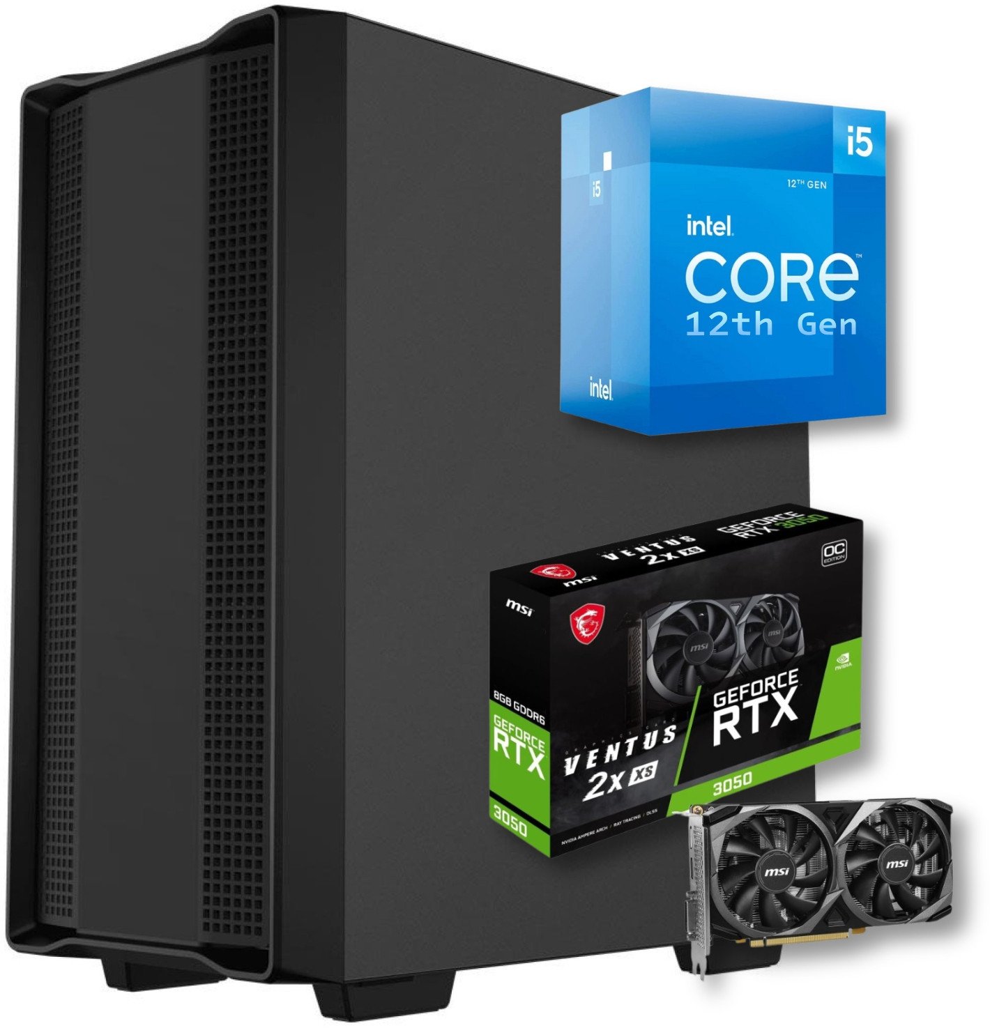 Komputer Pix Titan V4 Intel Core i5 NVIDIA GeForce RTX 3050 64GB DDR4 2000GB SSD Windows 11