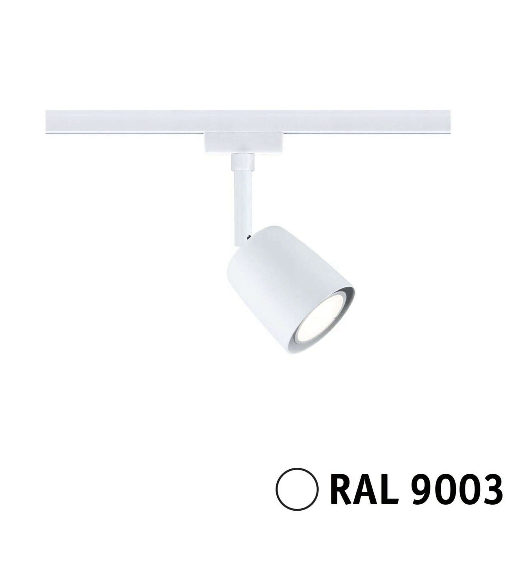 Reflektor na szynoprzewód URail SPOT GU10 max.10W 230V biały RAL9003 / metal