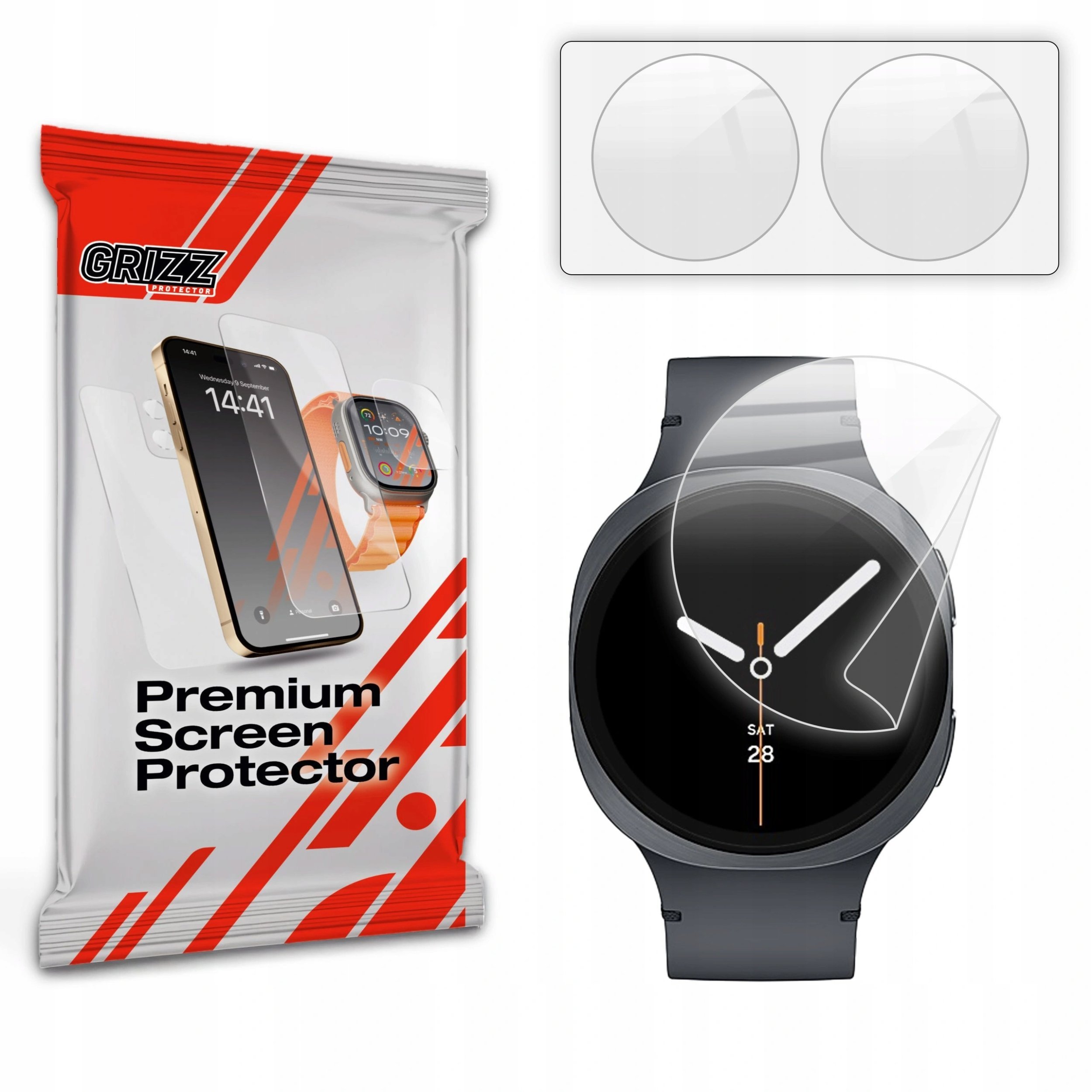 Folia ceramiczna GrizzGlass CeramicFilm do Samsung Galaxy Watch 8 44mm