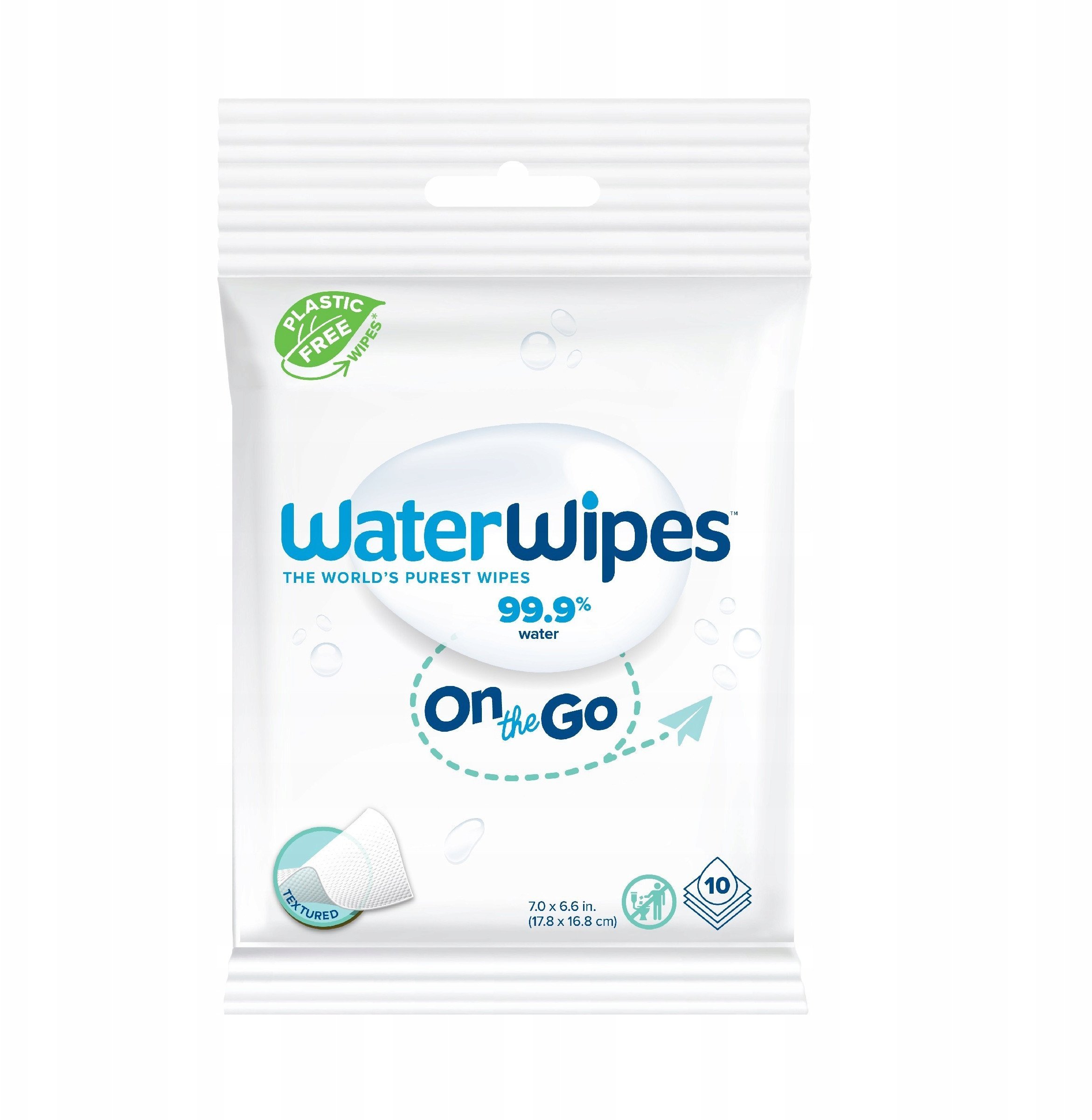 WATERWIPES_On The Go chusteczki nawilżane 10szt