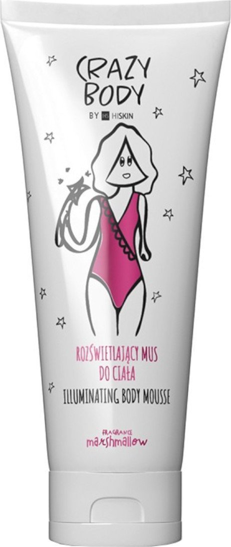 Hiskin Crazy Body Mus rozświetlający do ciała 250ml