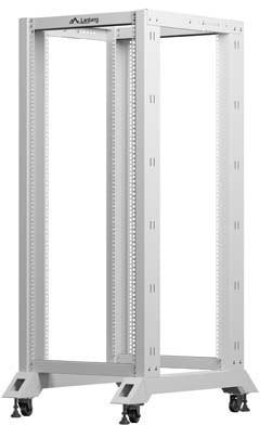 OPEN RACK 19" 27U 600X800 SZARY LANBERG