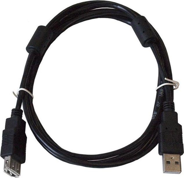 Kabel USB Art Art kabel - przedłużacz USB 2.0 A-A | 1.8m | black