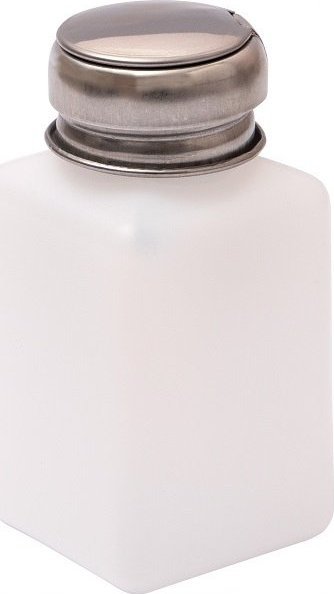 Cosmetics Zone Dozownik, pojemnik z metalową pompką - biały - 200ml