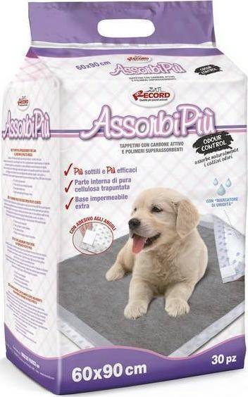 Record Italy RECORD PODKŁADY DLA PSA 60x90cm /30szt WĘGIEL AKTYWNY