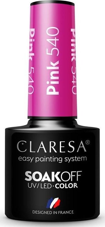 Claresa Soak Off UV/LED Pink lakier hybrydowy 540 5g