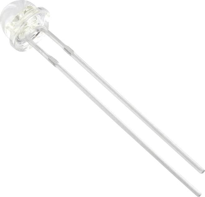 Tru Components TRU COMPONENTS 1577394 LED med ledninger Hvid Klokkeform 5 mm 1900 mcd 100 ° 20 mA