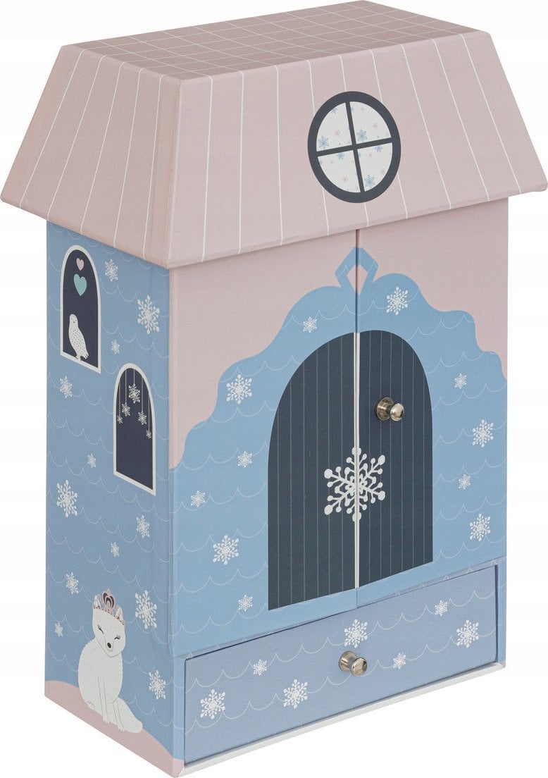 Atmosphera Kartonowy kuferek na drobiazgi do pokoju dziecięcego