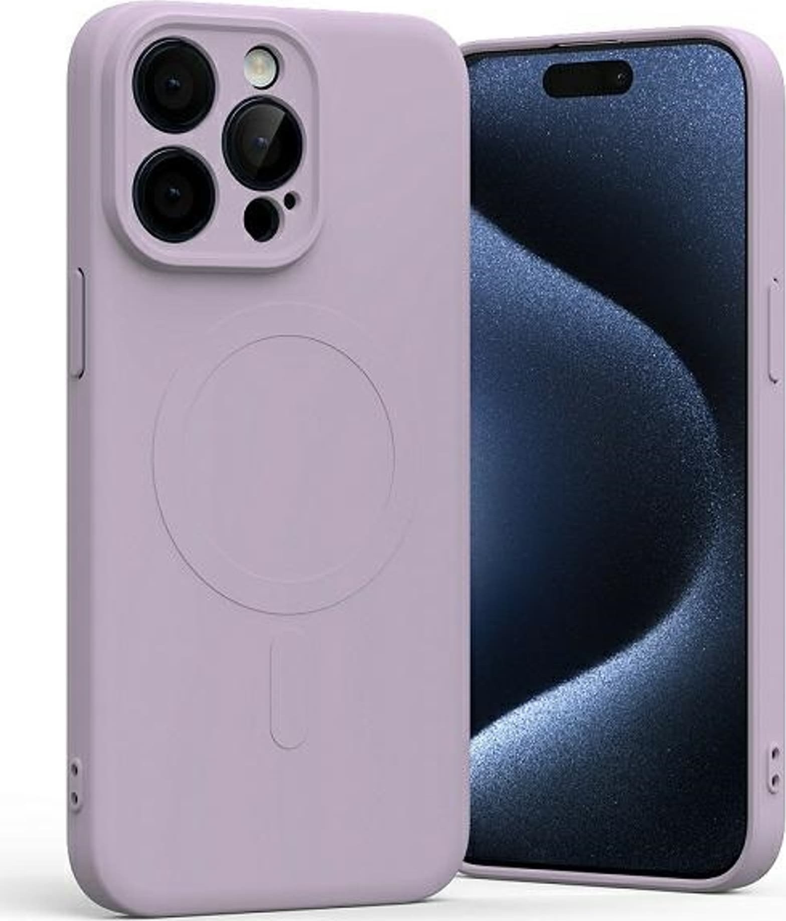 Mercury Mercury MagSafe Semi-Silicone iPhone 15 Pro Max 6,7" liliowy fiolet /lilac purple