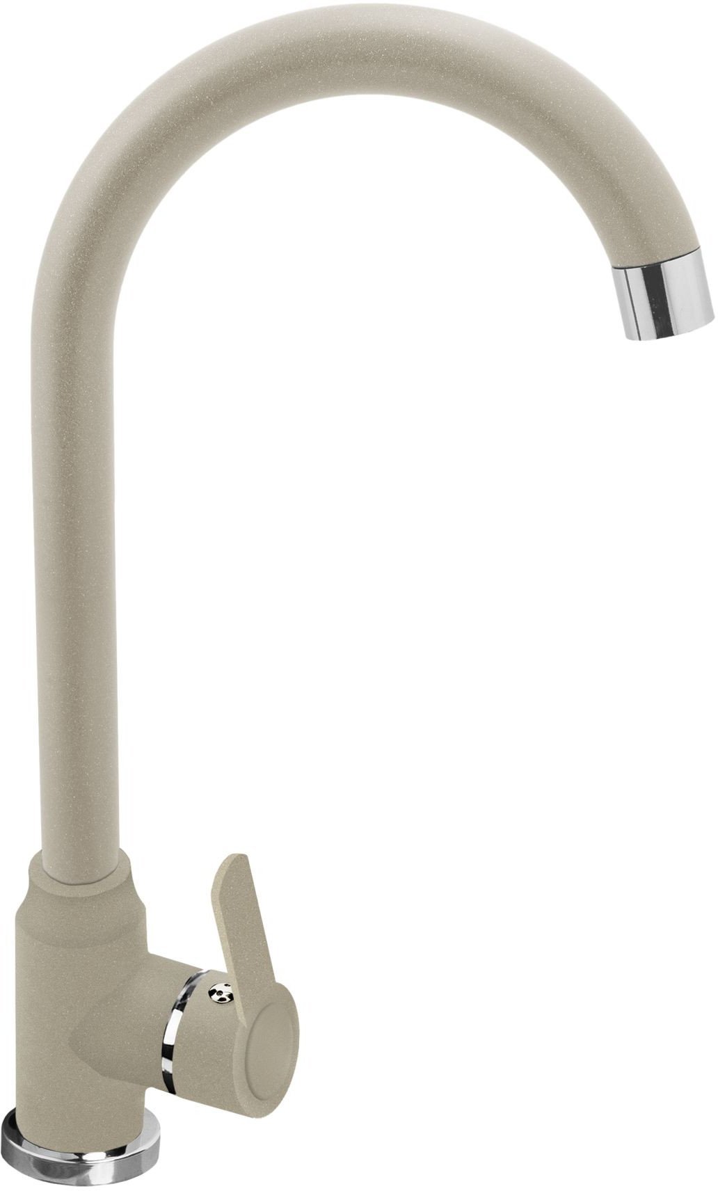 Pyramis Zlew. SPARTA PLUS (78x48), 1 1/2B 1D beż+ Bateria LUNGO