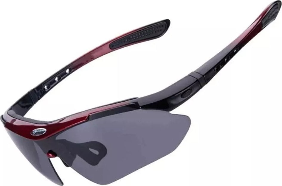 RockBros Okulary rowerowe Rockbros 10141 fotochromowe UV400 - czerwone