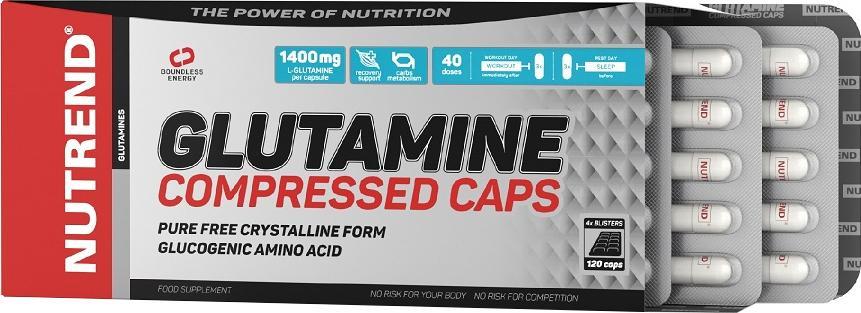 Nutrend Nutrend Glutamine Compressed 120 kaps. - NTR/212