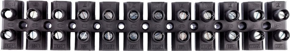 Simet Listwa zaciskowa gwintowa 12-torowa 35mm2 czarna EKL 5E 89150007