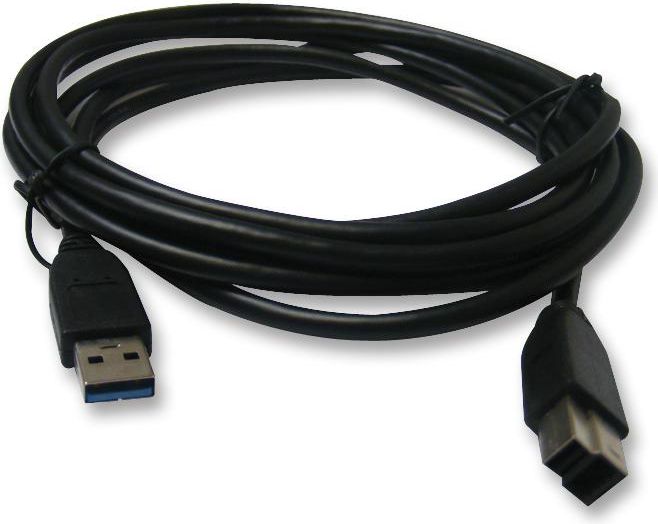 Kabel USB Roline USB-A - USB-B 3 m Czarny (11.02.8871)