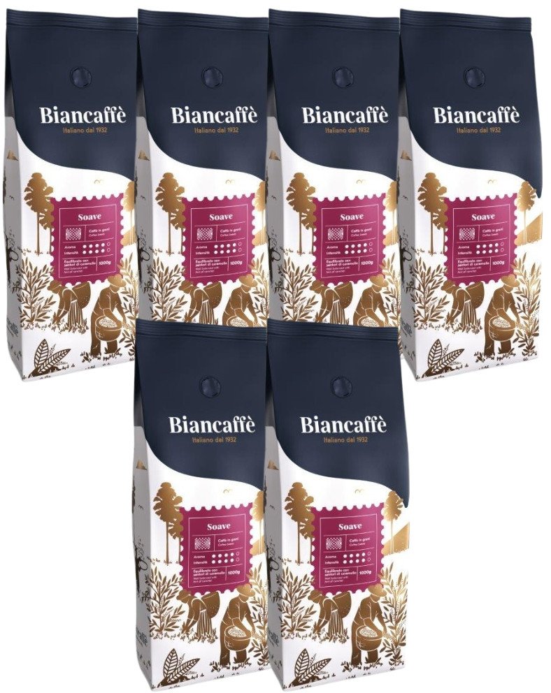Kawa włoska ziarnista Biancaffe Espresso Bar Soave 6kg