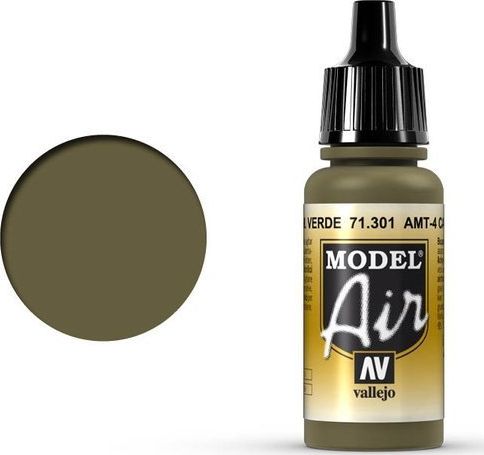 Vallejo Vallejo Model Air AMT-4 Camouflage Green 71.301 uniwersalny
