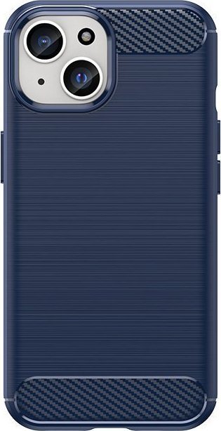 Braders Etui Carbon Case do iPhone 15 elastyczny niebieski