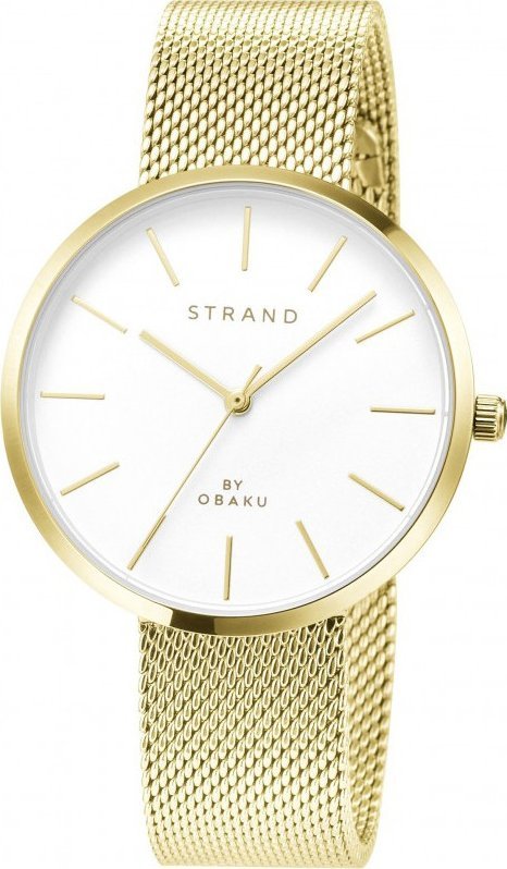 Zegarek Strand Zegarek damski Strand S700LXGIMG złoty