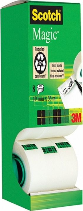 Scotch Taśma biurowa Magic matowa 7 szt.