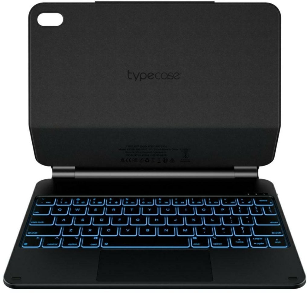 Etui Typecase Edge z klawiaturą do iPad 11" (A16) 2025 / iPad 10.9" 2022 czarny