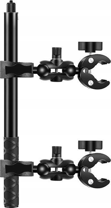 Uchwyt motocyklowy/rowerowy PULUZ z dwoma zaciskami i uchwytem selfie 150 cm