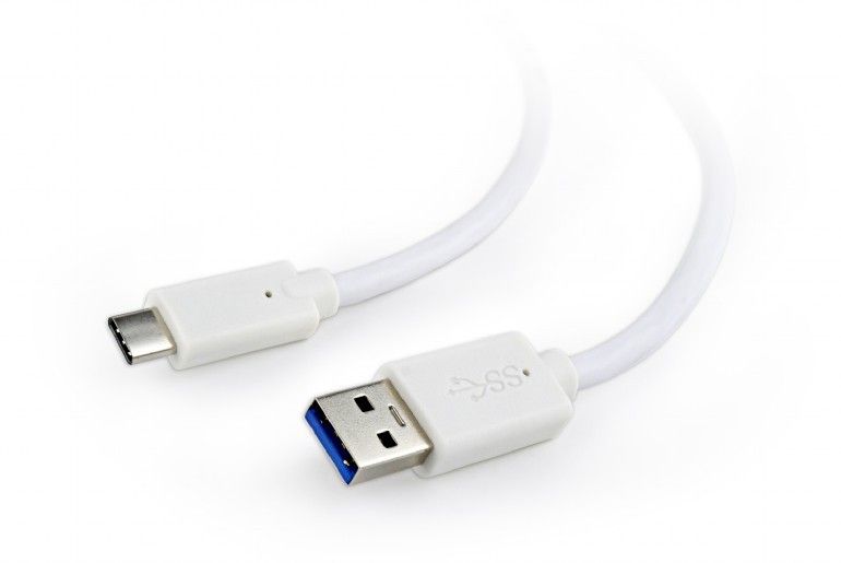 Adapter USB Gembird Biały (CCP-USB3-AMCM-W-0.1M)