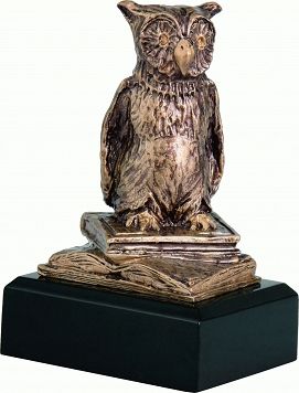 Victoria Sport Figurka odlewana szkoła - sowa - nauka RTY630/BR