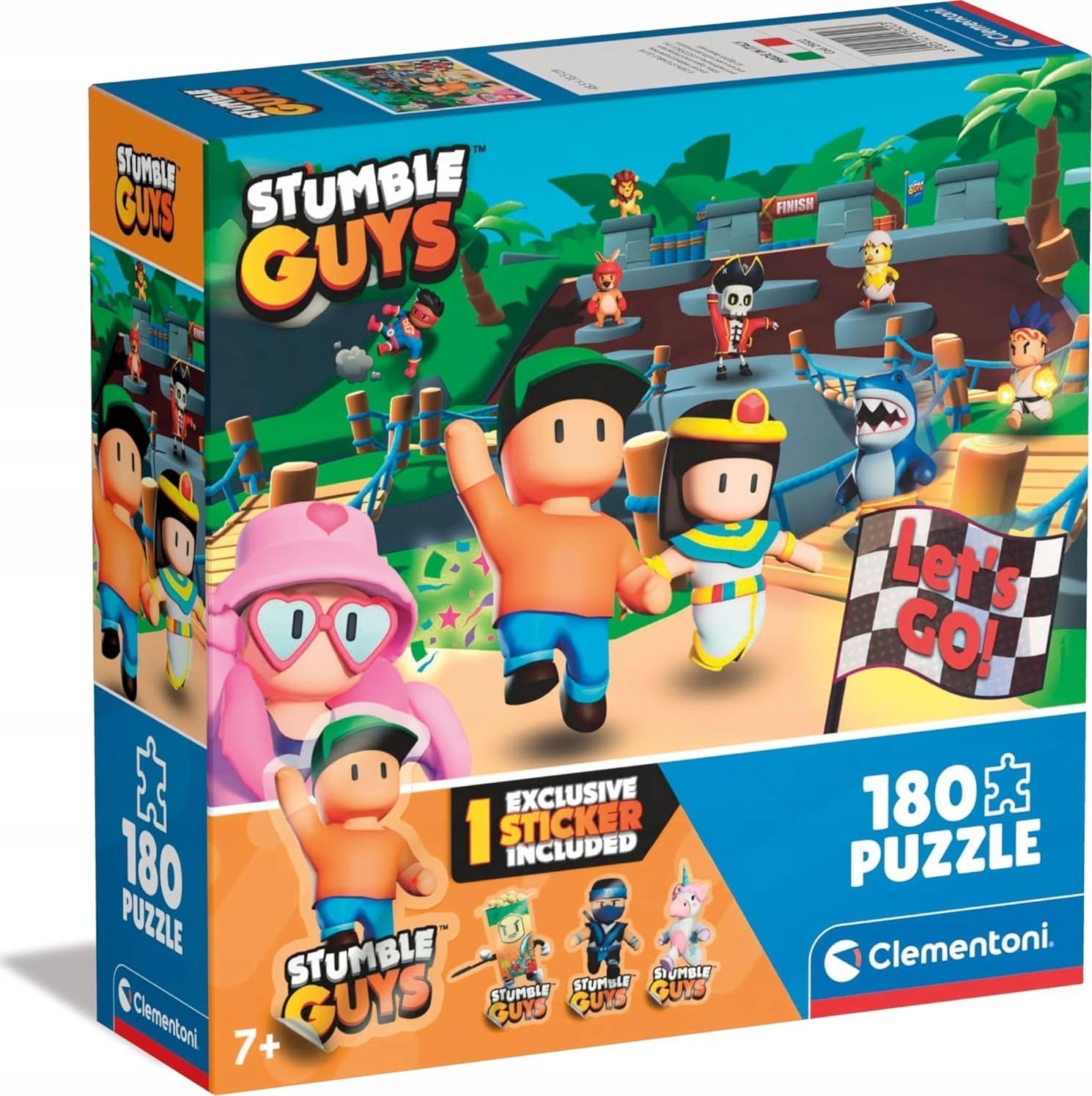 Clementoni CLE puzzle 180 Stumble Guys Sqare 29322