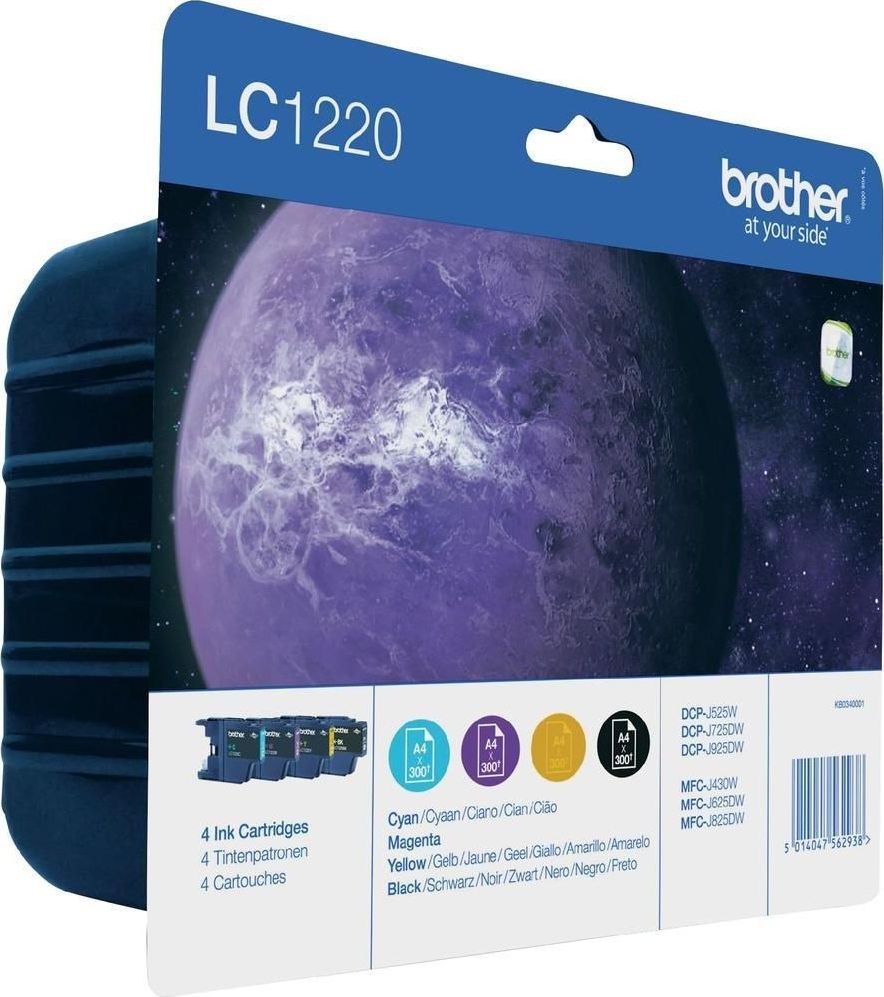 Tusz Brother Brother Tusz LC1220 CMYK 4pack