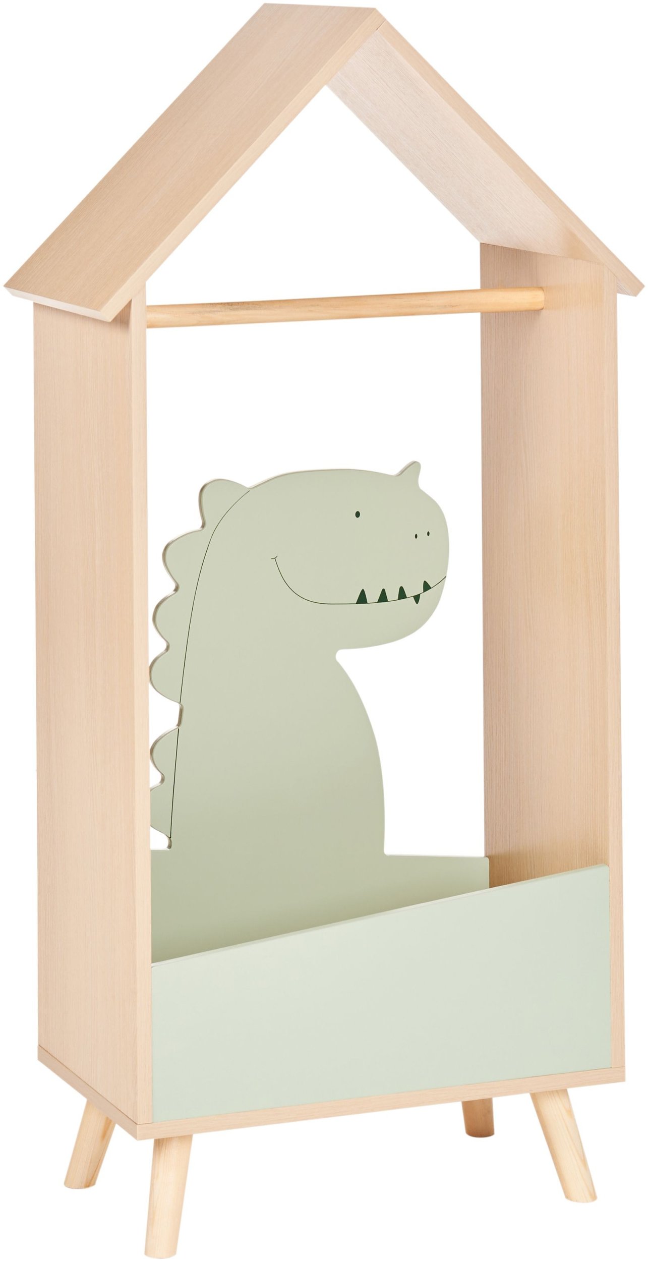 Wieszak na ubrania DURANGO Jasnobrązowy