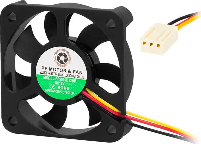 Wentylator Blow 50x10 12V kulkowy