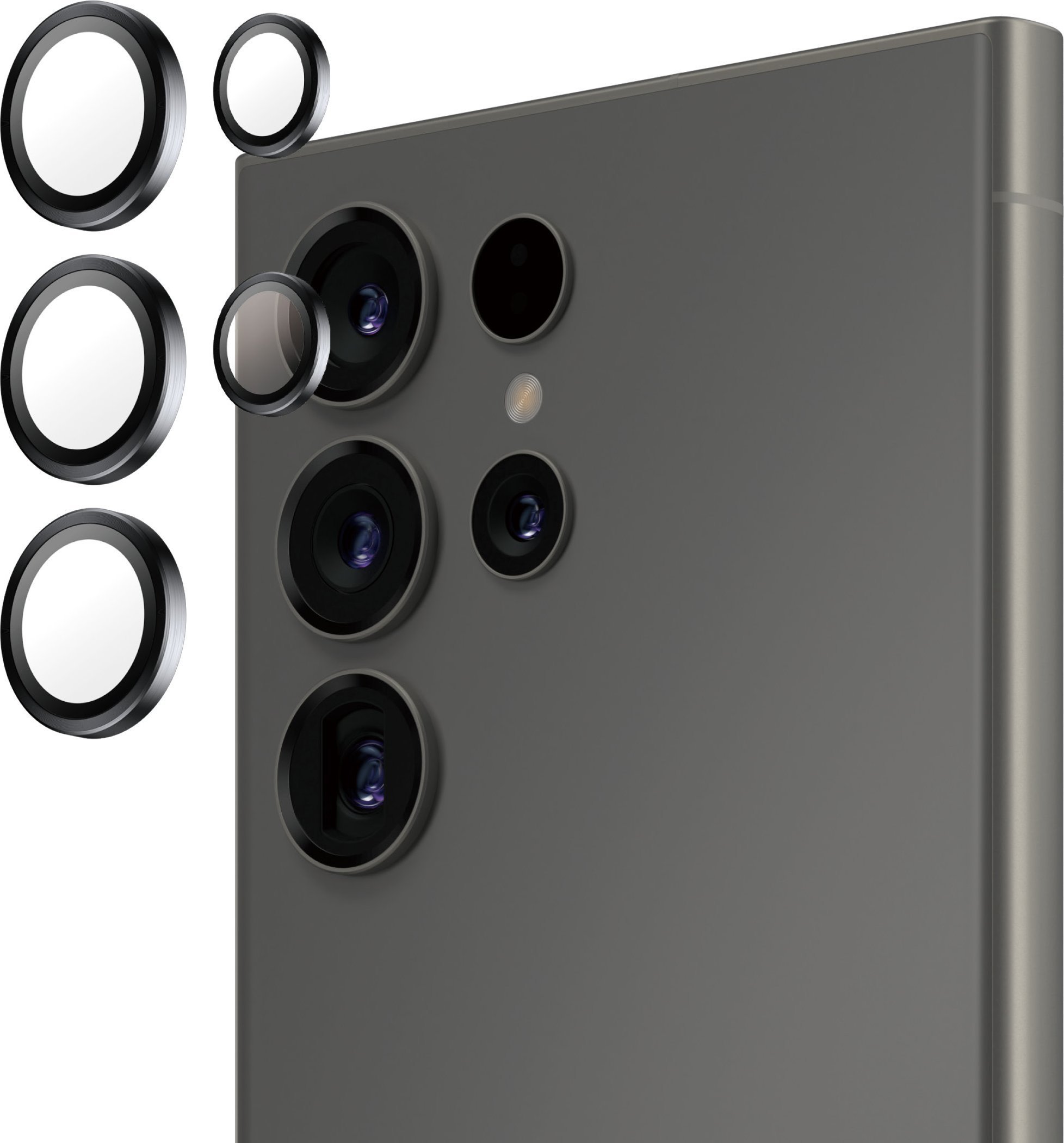 PanzerGlass Hoops Black Lens Protector Galaxy S25 Ultra