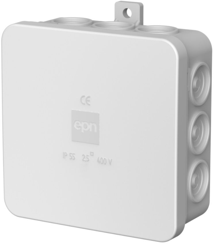 Elektro-Plast Puszka n/t hermetyczna E12 85x85x39mm IP55 szary (0297-00)