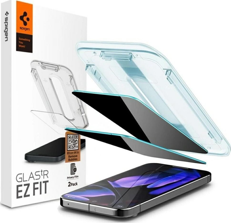 Spigen Glas.TR EZ FIT Privacy Glass for Google Pixel 9 Pro XL 2pcs