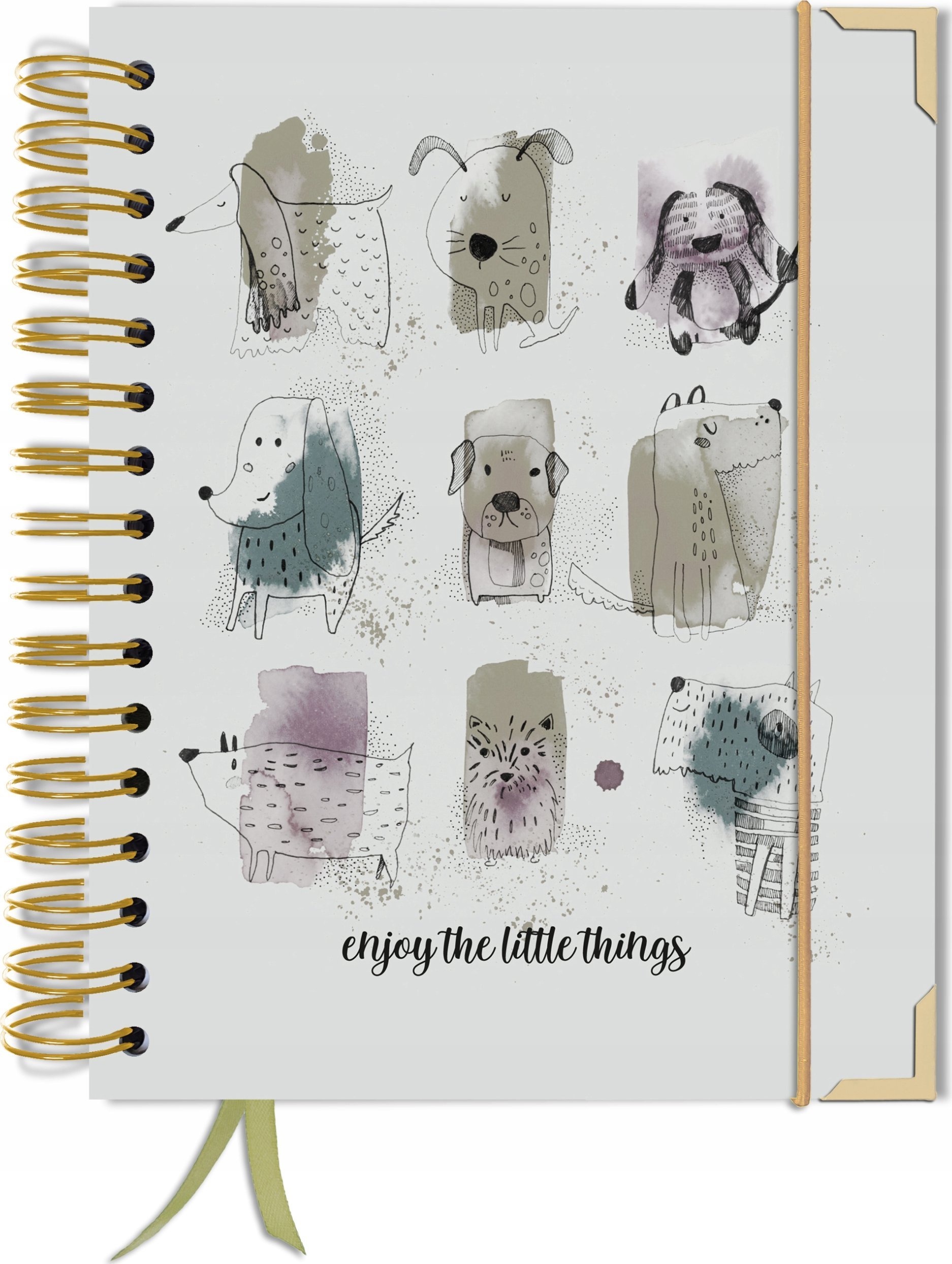 TadaPlanner Bullet journal 180 stron notes planer zeszyt A5 kropki wzory