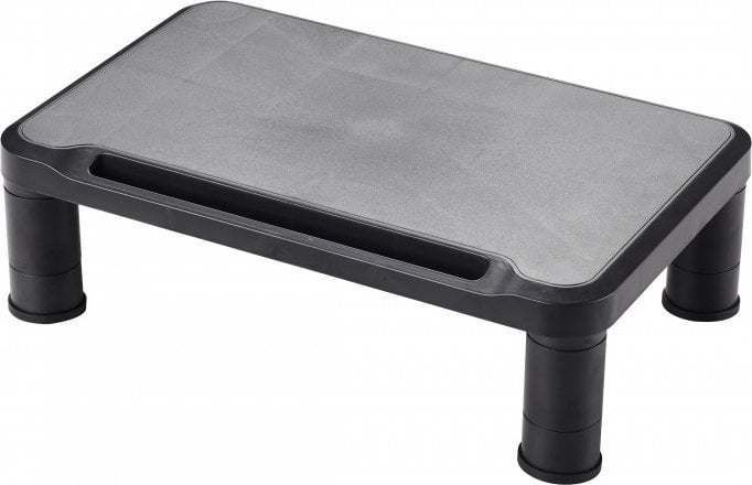 Q-Connect Podstawa pod monitor z regulacją wysokości czarna