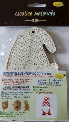 Zestaw elementów do zdobienia BN 9x14cm