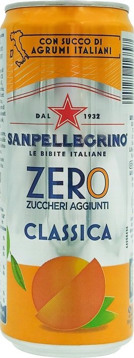 S. Pellegrino Napój gazowany SAN PELLEGRINO Aranciata Zero 330 ml