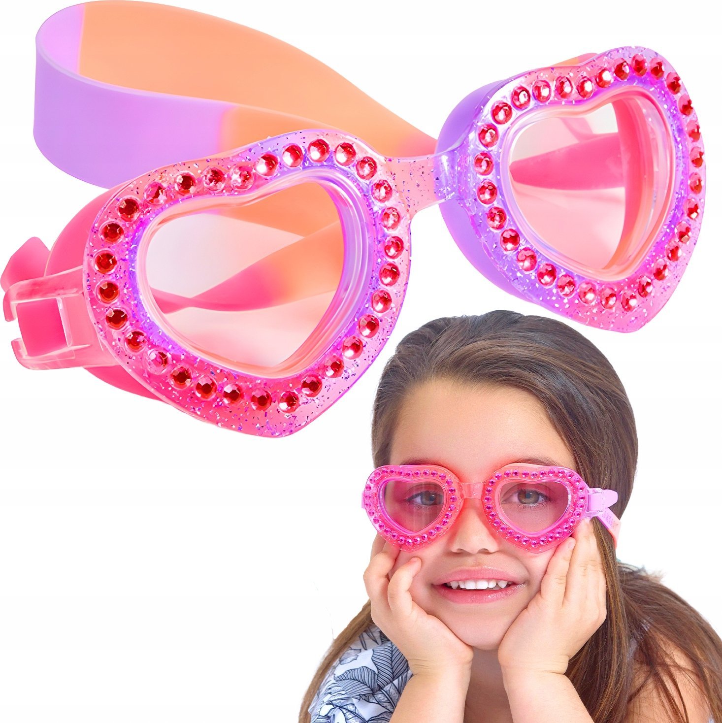 OKULARY PŁYWACKIE DLA DZIECI GO-VE1-DIAMOND