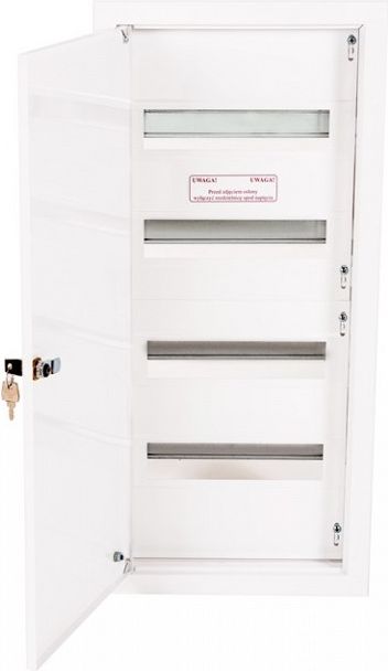 Alfako Rozdzielnica modułowa 4x12 podtynkowa IP40 z zamkiem (A-RW16)