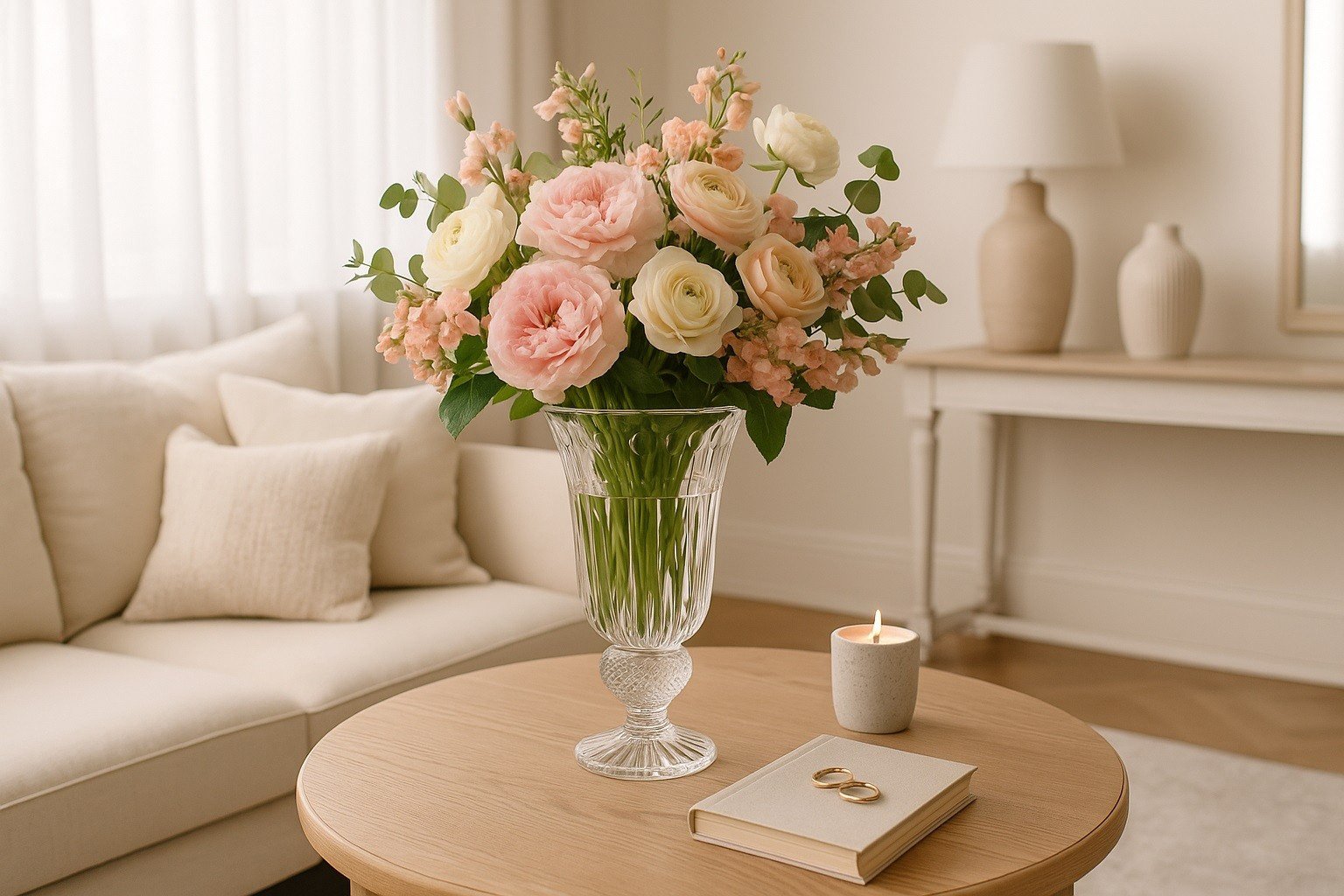 Wazon kryształowy 33 cm Windsor Bohemia 673565